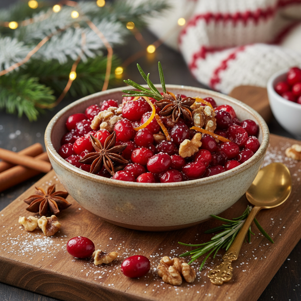 Festive Cranberry-Walnut Chutney recipe