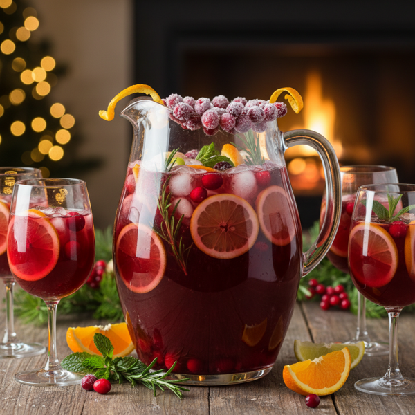 Festive Cranberry Citrus Sangria recipe