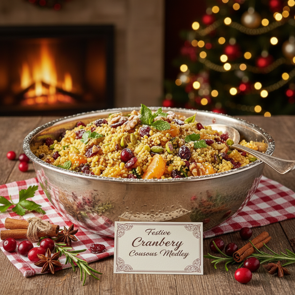 Festive Cranberry Couscous Medley recipe