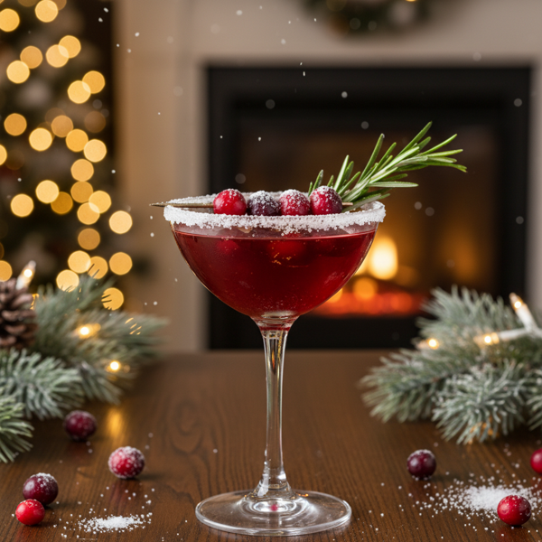 Festive Cranberry Martini recipe