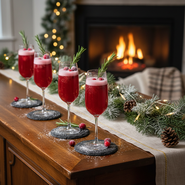 Festive Cranberry Mimosa recipe