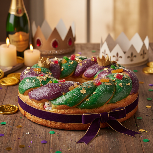 Festive Epiphany King Cake recipe