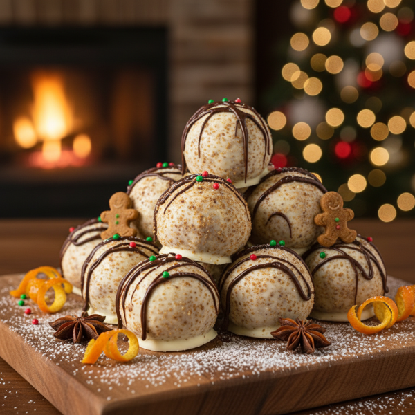 Festive Gingerbread OREO Truffles recipe