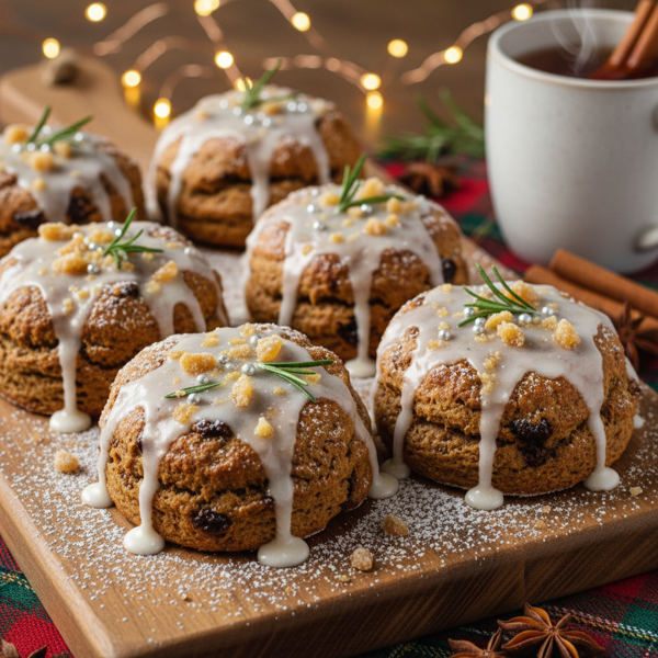 Festive Gingerbread Scones recipe