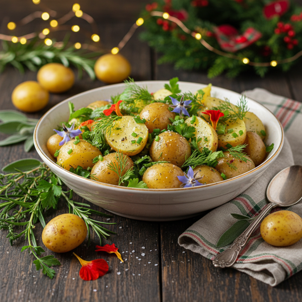 Festive Herb-Infused Potato Salad recipe