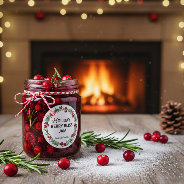Festive Holiday Berry Jam recipe