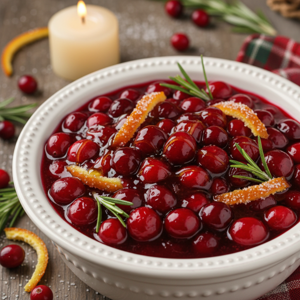 Festive Maple-Infused Cranberry Sauce recipe