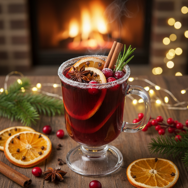 Festive Mulled Merlot recipe