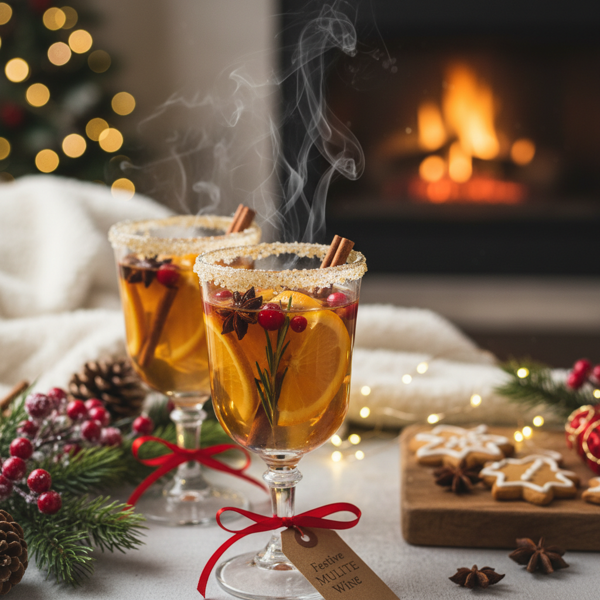 Festive Mulled White Wine Delight recipe