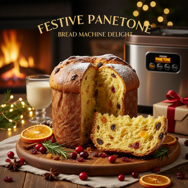 Festive Panettone Bread Machine Delight recipe