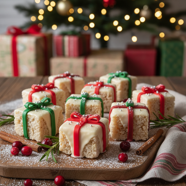Festive Rice Crispy Gift Treats recipe