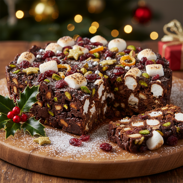 Festive Rocky Road Delight recipe