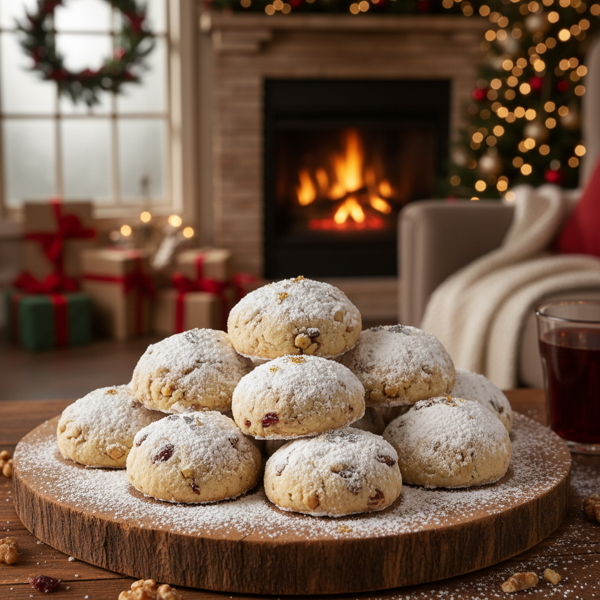 Festive Snowball Cookies recipe