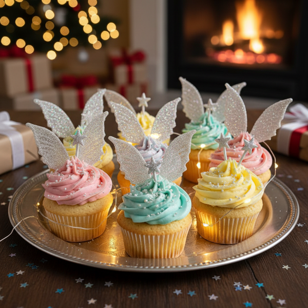 Festive Sparkle Fairy Cupcakes recipe