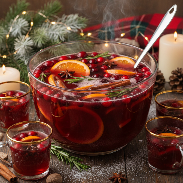 Festive Spiced Christmas Punch recipe