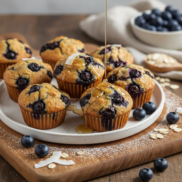 Fiber-Packed Blueberry Bliss Mini Muffins recipe