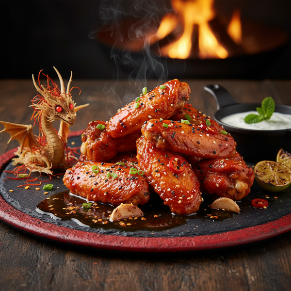 Fiery Dragon Wings recipe
