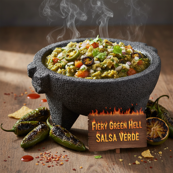 Fiery Green Hell Salsa Verde recipe