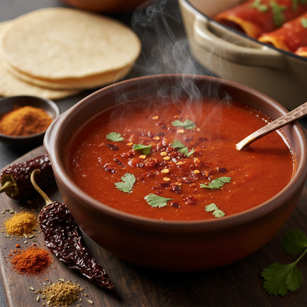 Fiery Homemade Enchilada Sauce recipe