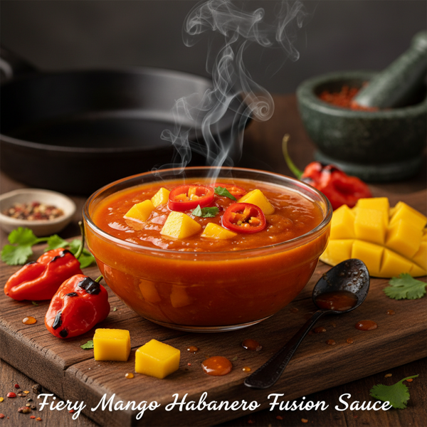 Fiery Mango Habanero Fusion Sauce recipe