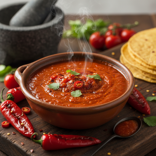 Fiery Red Serrano Sauce recipe