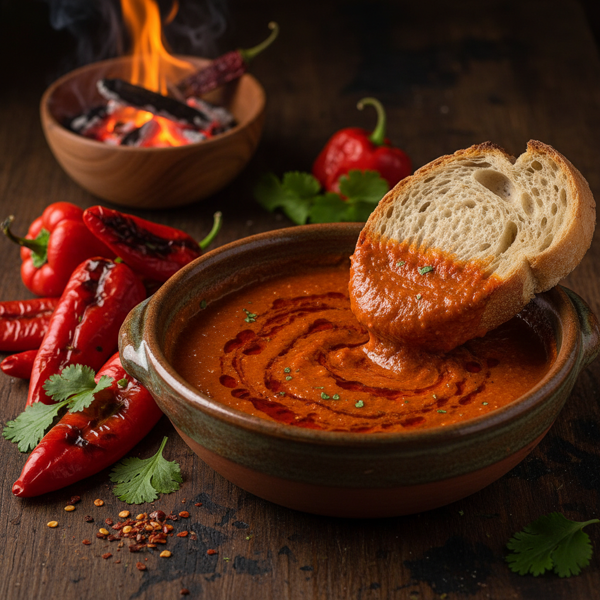 Fiery Roasted Red Pepper Sauce recipe