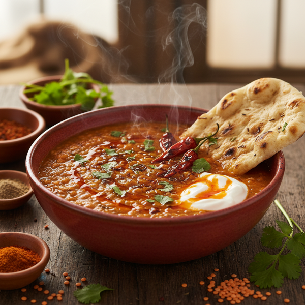 Fiery Spiced Red Lentil Delight recipe