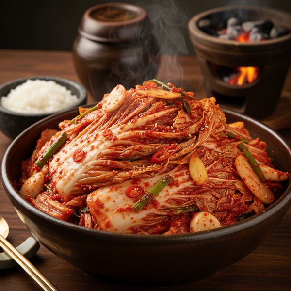 Fiery Spicy Korean Kimchi recipe