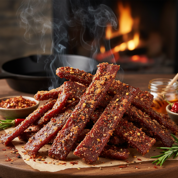 Fiery Sweet Venison Jerky recipe