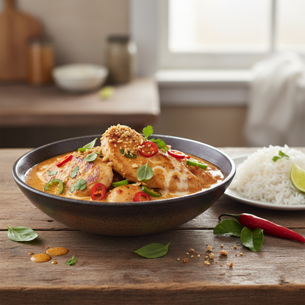 Fiery Thai Coconut Chicken Delight recipe