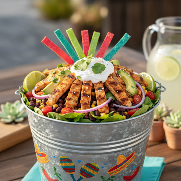 Fiesta Bucket Salad recipe