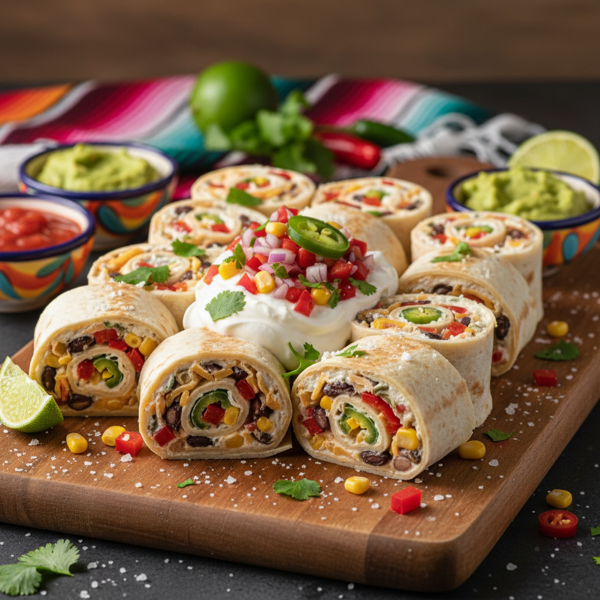 Fiesta Mexican Roll-Ups recipe