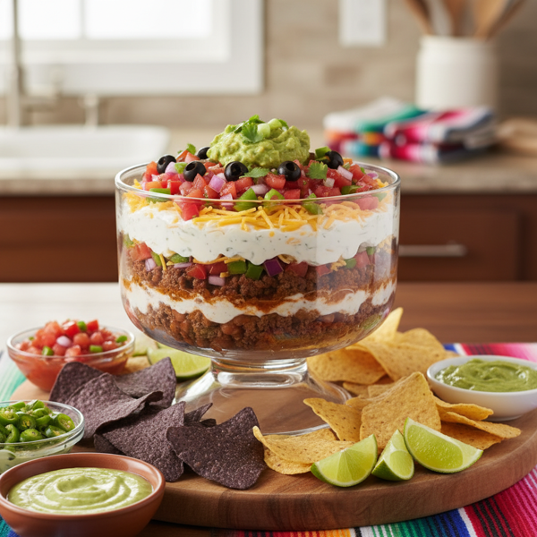 Fiesta Sour Cream Taco Dip recipe