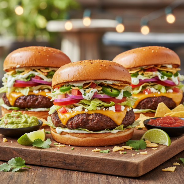 Fiesta Taco Burgers recipe