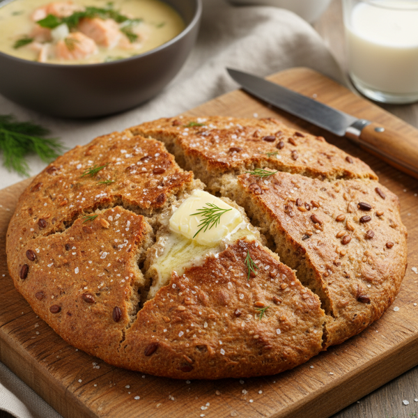 Finnish Barley Quickbread recipe