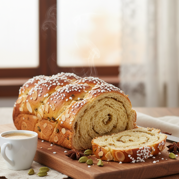 Finnish Cardamom Delight Loaf recipe