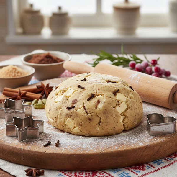 Finnish Holiday Butter Cookie Dough recipe