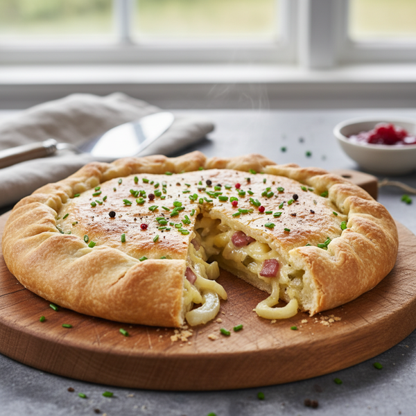 Finnish Savory Onion Pie recipe