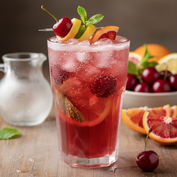 Fizzy Cherry Citrus Delight recipe