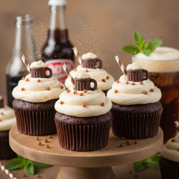 Fizzy Root Beer Delight Cupcakes recipe