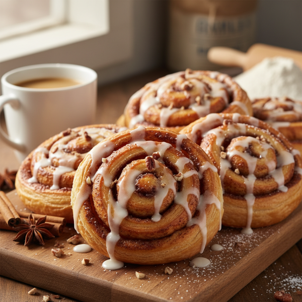 Flaky Cinnamon Danish Swirls recipe