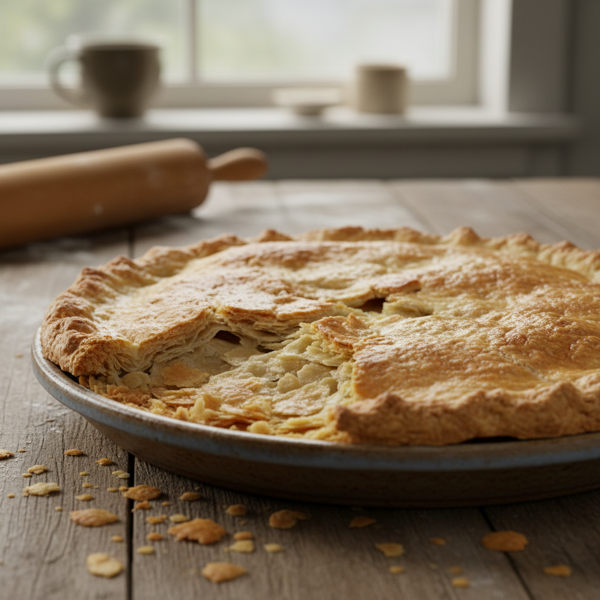 Flaky Oil-Based Pie Crust recipe
