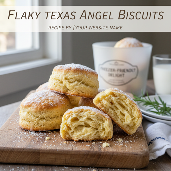 Flaky Texas Angel Biscuits - Freezer-Friendly Delight recipe