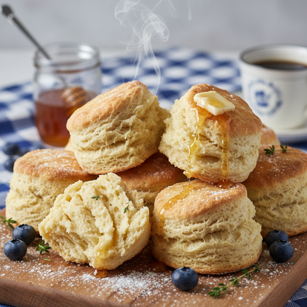 Flaky & Light Southern Style Biscuits recipe