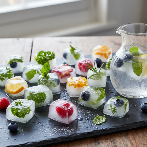 Flavor-Packed Herbal Ice Cubes recipe