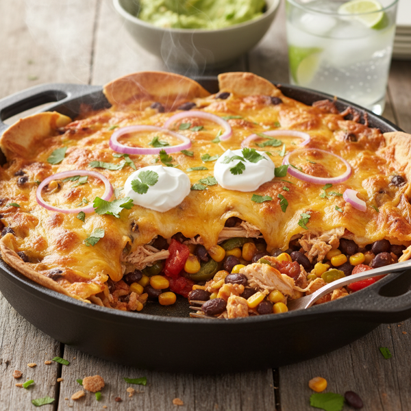 Flavorful Black Bean Burrito Bake recipe