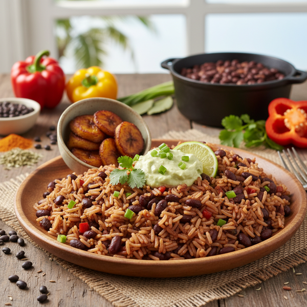 Flavorful Caribbean Black Beans and Rice recipe