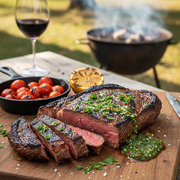 Flavorful Char-Grilled Skirt Steak recipe