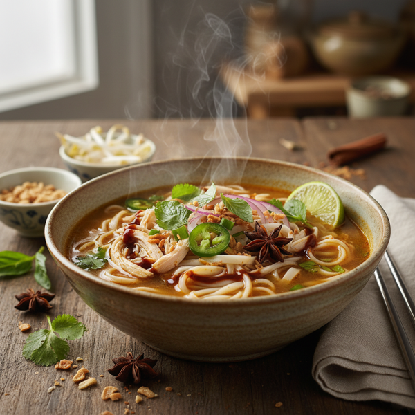 Flavorful Chicken Pho Alternative recipe