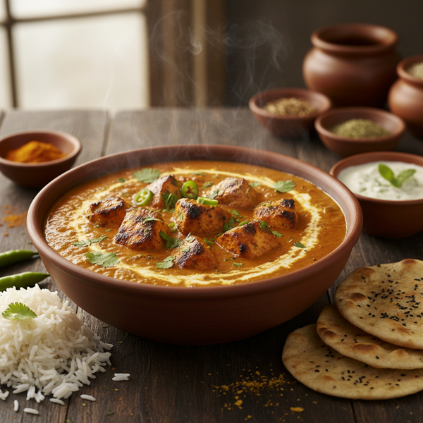Flavorful Chicken Tikka Masala with Creamy Tomato Sauce recipe